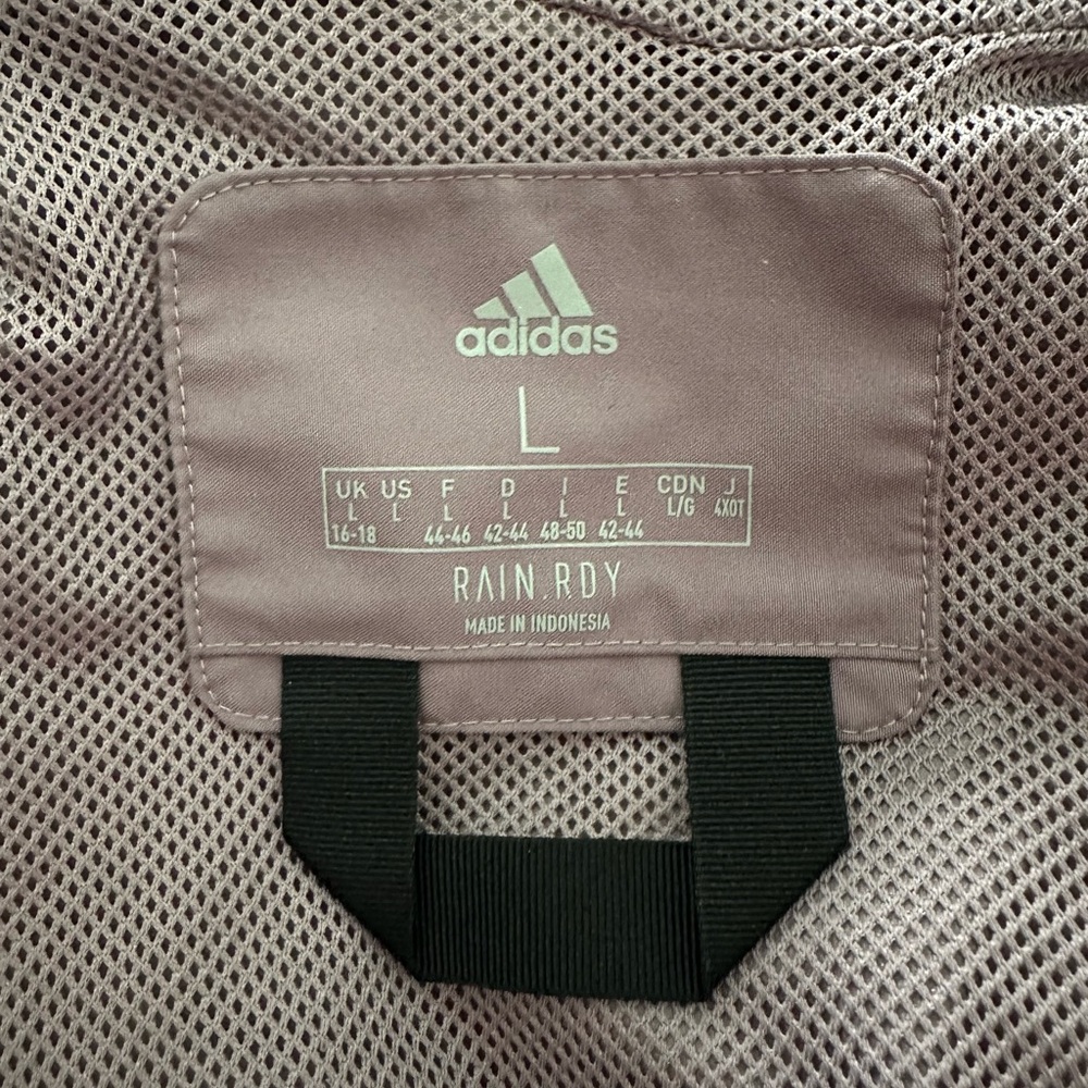Adidas Rain Rdy Mesh Jacket in Lilac and Black